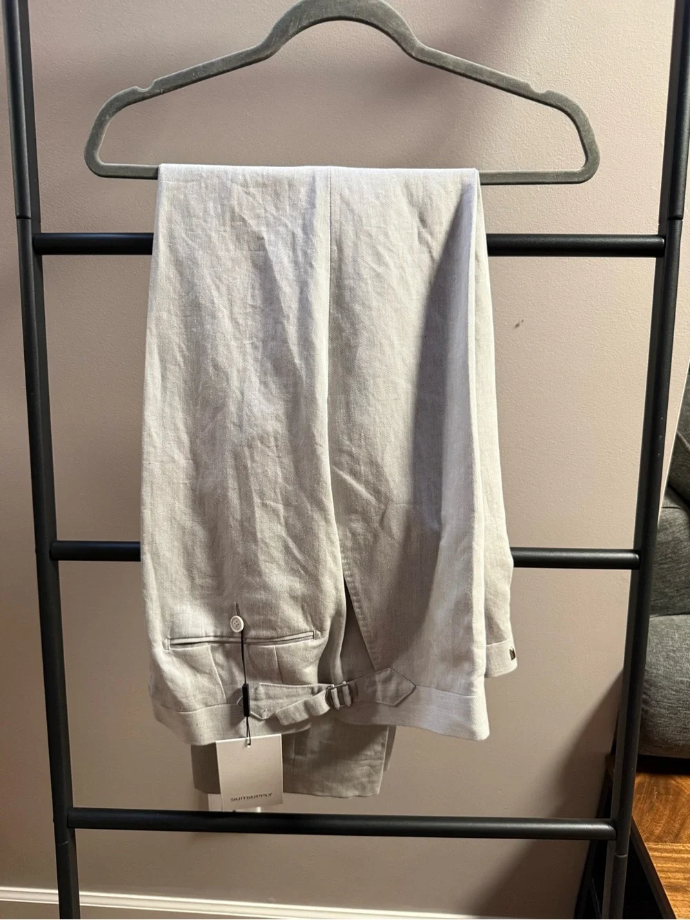 Suitsupply Light Gray Men's Dress Pants